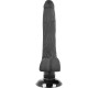 Basecock REALISTIC VIBRATOR 2-1 BLACK 18.5 CM -O- 4 CM
