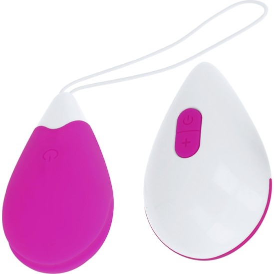Ohmama Stimulating OHMAMA - TEXTURED VIBRATING EGG 10 MODES PURPLE AND WHITE
