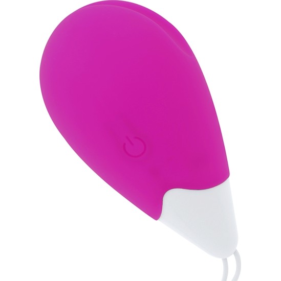 Ohmama Stimulating OHMAMA - TEXTURED VIBRATING EGG 10 MODES PURPLE AND WHITE
