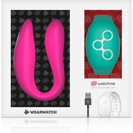 Wearwatch DUAL TECHNOLOGY WATCHME VIBRATOR FUCHSIA / SEAWATER