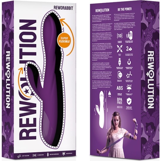 Rewolution REWORABBIT FLEXIBLE VIBRATOR WITH RABBIT