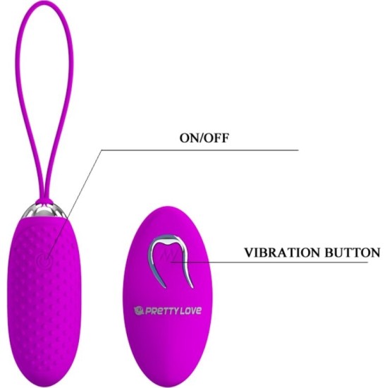 Pretty Love Smart PRETTY LOVE - JOANNA VIBRATING EGG REMOTE CONTROL 12 MODES