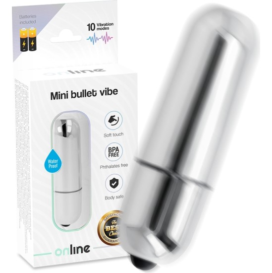 Online MINI BULLET VIBE SILVER