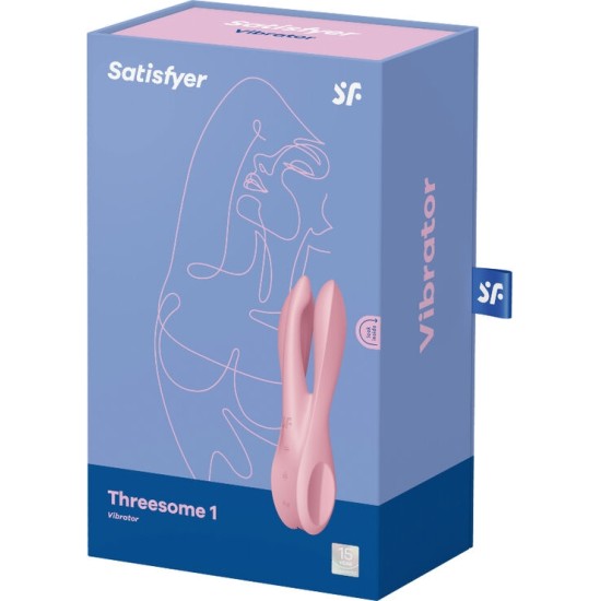 Satisfyer Vibrator SATISFYER - THREESOME 1 VIBRATOR PINK