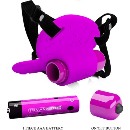 Pretty Love Flirtation PRETTY LOVE - HEARTBEAT CLITORIS MASSAGER 10 VIBRATION MODES PURPLE