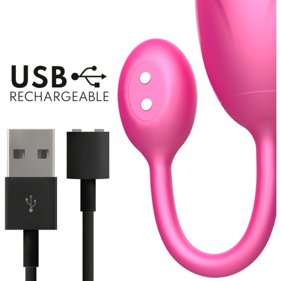 Oninder TOKYO VIBRATING EGG PINK 7.5 X 3.2 CM FREE APP
