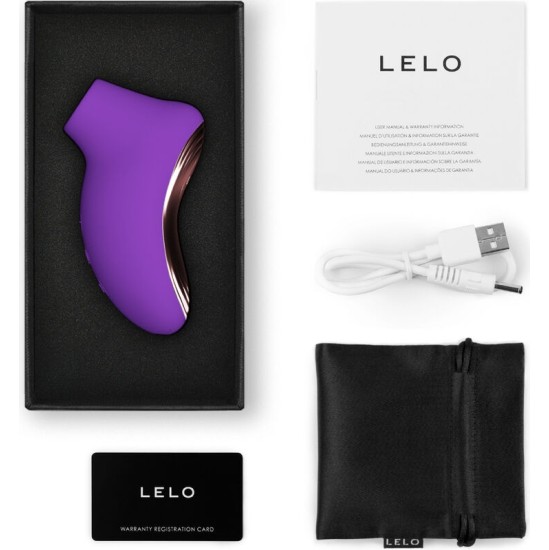 Lelo SONA 2 TRAVEL PURPLE SONIC CLITORIS MASSAGER