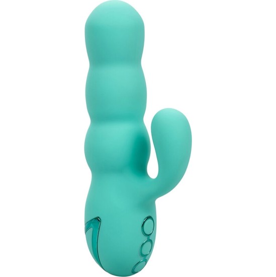 Calexotics DEL MAR DIVA VIBRATOR RABBIR AQUA GREEN BY CALIFORNIA DREAMING
