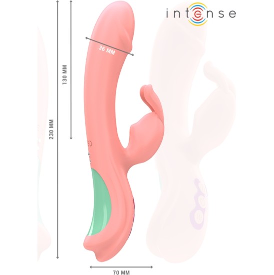 Intense Fun INTENSE - RACHEL RABBIT VIBRATOR 5 VIBRATIONS PINK