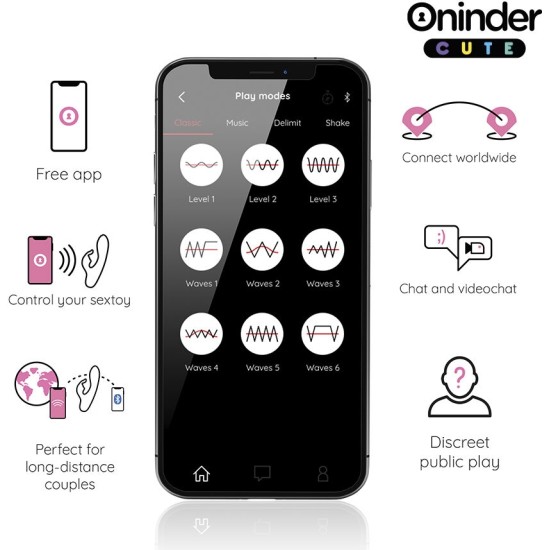 Oninder Cute LOVE BUNNY VIBRATOR G-SPOT CLITORIS - FREE WORLDWIDE APP