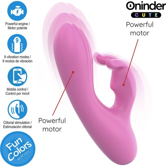 Oninder Cute LOVE BUNNY VIBRATOR G-SPOT CLITORIS - FREE WORLDWIDE APP