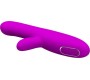 Pretty Love ANGELIQUE MULTIFUNCTION VIBRATOR + CLITORIS STIMULATOR PURPLE