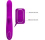 Pretty Love ANGELIQUE MULTIFUNCTION VIBRATOR + CLITORIS STIMULATOR PURPLE