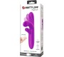 Pretty Love ANGELIQUE MULTIFUNCTION VIBRATOR + CLITORIS STIMULATOR PURPLE
