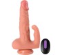 Shequ HAYDEN DILDO AND CLITORIS STIMULATOR WITH VIBRATION AND REMOTE CONTROL 16 CM