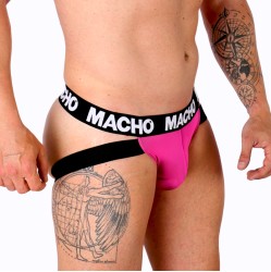 Macho Underwear MACHO - MX28FR JOCK PINK NEON S