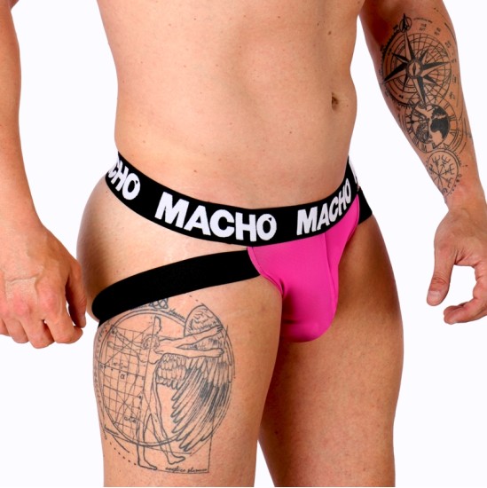 Macho Underwear MACHO - MX28FR JOCK PINK NEON S