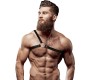 Fetish Submissive Attitude FETISH SUBMISSIVE - ATTITUDE MENS CROSSED SHOULDER ECO LEATHER HARNESS