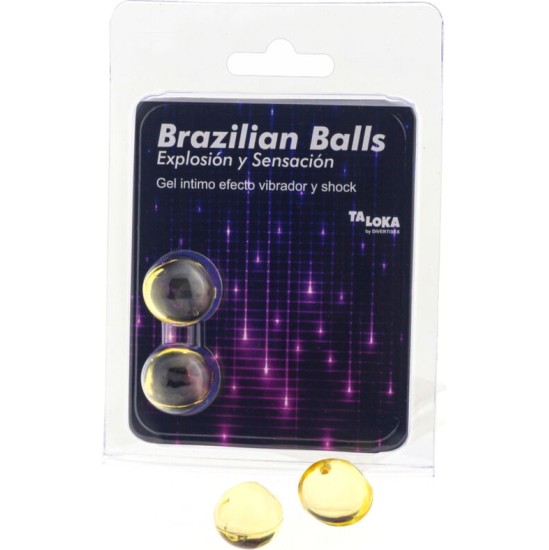 Taloka 2 BRAZILIAN BALLS VIBRATING & SHOCK EFFECT EXCITING GEL
