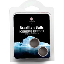 Secretplay Cosmetic SECRET PLAY SET 2 BRAZILIAN BALLS ICEBERG EFFECT