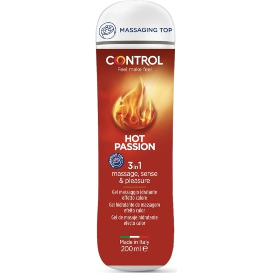 Control Lubes CONTROL - HOT PASSION 3 IN 1 GEL 200 ML