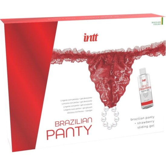 Intt Releases BRAZILIAN RED PANTY WITH PEARLS AND LUBRICATING GEL 50 ML