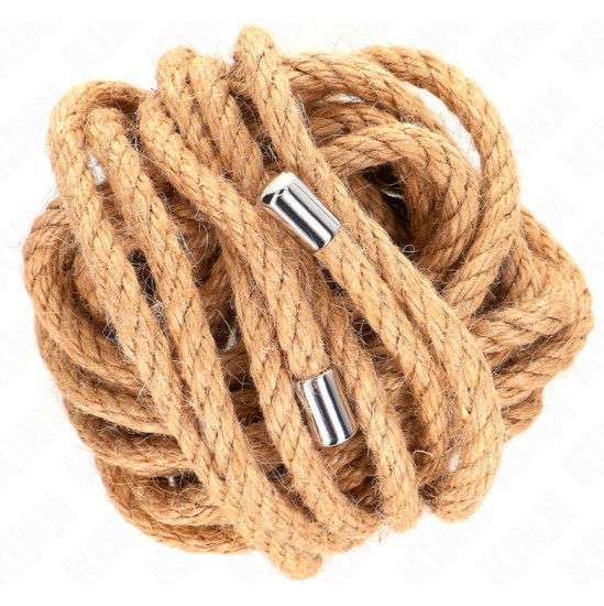 Kink Rope Arts KINK - HEMP ROPE WITH METAL HEAD 5 METER