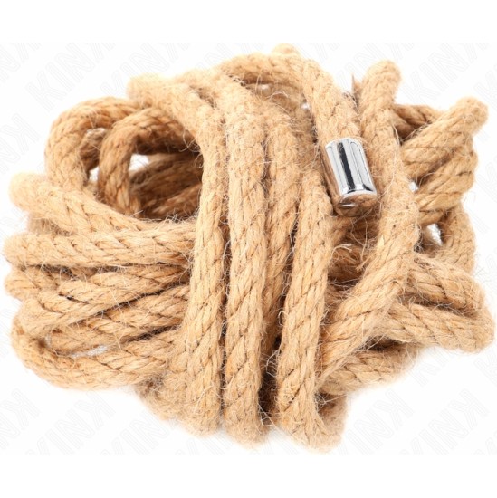 Kink Rope Arts KINK - HEMP ROPE WITH METAL HEAD 5 METER