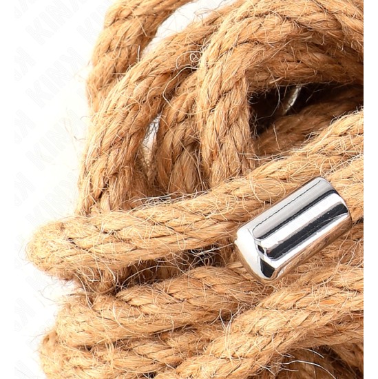 Kink Rope Arts KINK - HEMP ROPE WITH METAL HEAD 5 METER