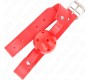 Kink Collar & Gag KINK - RED BREATHABLE BALL 4.5 CM GAG 65 x 2.5 CM