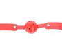 Kink Collar & Gag KINK - RED BREATHABLE BALL 4.5 CM GAG 65 x 2.5 CM