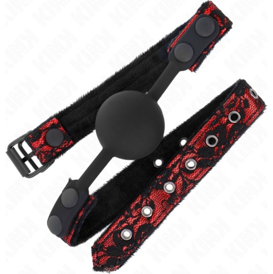 Kink Collar & Gag KINK - SCANDAL SILICONE BALL 4 CM GAG MODEL 1 65 x 2 CM