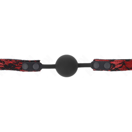 Kink Collar & Gag KINK - SCANDAL SILICONE BALL 4 CM GAG MODEL 1 65 x 2 CM