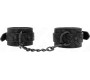 Kink Wrist Restraint KINK - DARK LACE COVERED WRIST CUFFS ADJUSTABLE BLACK 19-26 CM