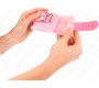 Kink Wrist Restraint KINK - FUR LINED WRIST RESTRAINTS PINK WITH PINK BELT ADJUSTABLE 17-29 CM X 6 CM