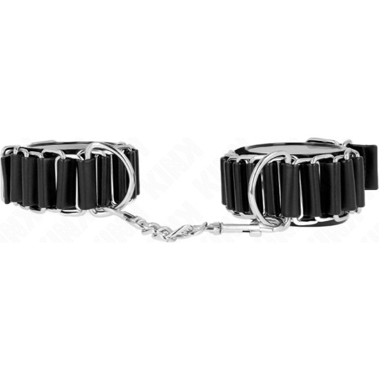Kink Wrist Restraint KINK - HINGE-LIKE THIN WRIST RESTRAINTS BLACK ADJUSTRABLE 16-22 CM X 3.5 CM
