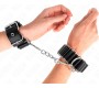 Kink Wrist Restraint KINK - HINGE-LIKE THIN WRIST RESTRAINTS BLACK ADJUSTRABLE 16-22 CM X 3.5 CM