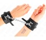 Kink Wrist Restraint KINK - DELUXE LOCKING WRIST RESTRAINTS BLACK ADJUSTABLE 14.5-21 CM X 6 CM