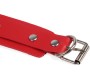 Subblime Fetish SUBBLIME - 953706 HANDCUFFS WITH BONDAGE BELT RED ONE SIZE