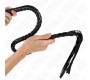 Kink Impact & Touch KINK - SNAKE WHIP WITH BLACK HAND RING 65 CM