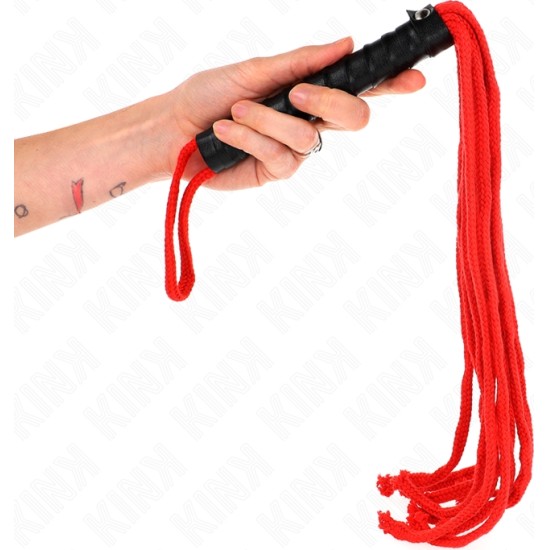 Kink Impact & Touch KINK - ROJO ROPE WHIP 56 CM
