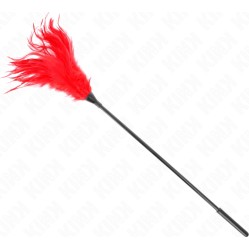 Kink Impact & Touch KINK - MULTIPLE RED TICKLE FEATHERS 45 CM
