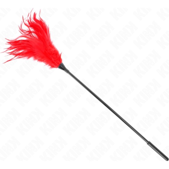 Kink Impact & Touch KINK - MULTIPLE RED TICKLE FEATHERS 45 CM