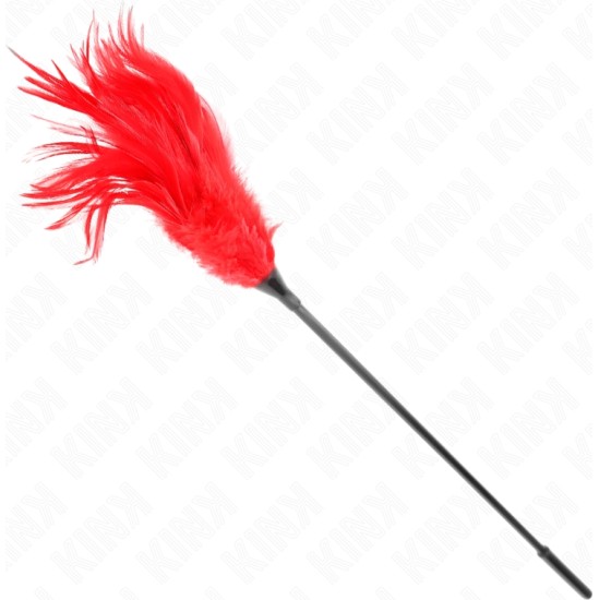 Kink Impact & Touch KINK - MULTIPLE RED TICKLE FEATHERS 45 CM