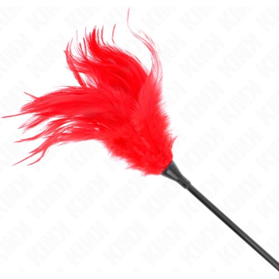 Kink Impact & Touch KINK - MULTIPLE RED TICKLE FEATHERS 45 CM