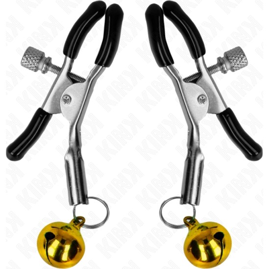 Kink Nipple Grip KINK - GOLD SINGLE BELL NIPPLE CLAMP 6 CM