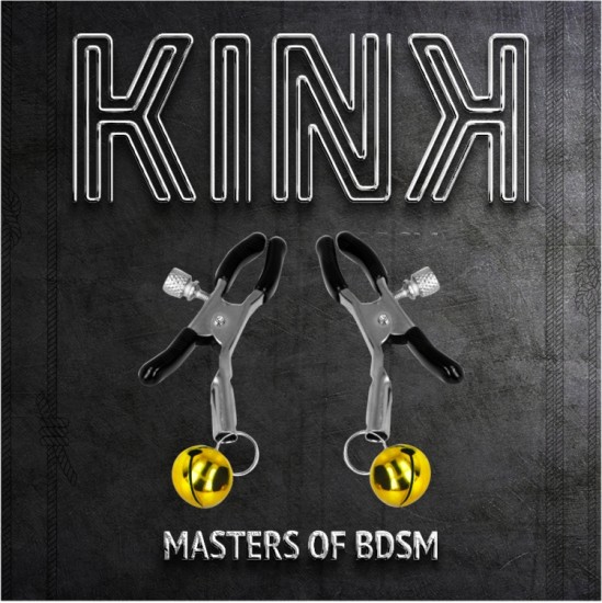 Kink Nipple Grip KINK - GOLD SINGLE BELL NIPPLE CLAMP 6 CM