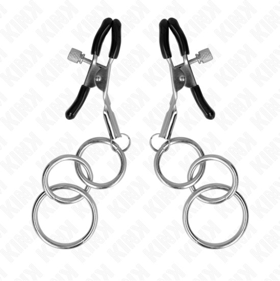 Kink Nipple Grip KINK - 3 O-RING NIPPLE CLAMP 6 CM