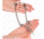 Kink Nipple Grip KINK - NIPPLE CLAMPS WITH SPIKES CHAINS 30 CM