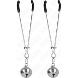 Kink Nipple Grip KINK - THIN BELL NIPPLE CLAMPS SILVER 7 CM